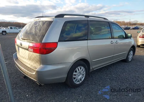 2004 Toyota Sienna Ce z USA, uszkodzony, nr VIN 5TDZA23C14S195518